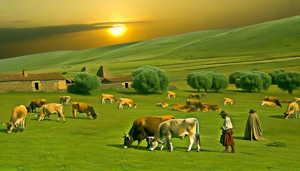 ancient dairy cattle practices