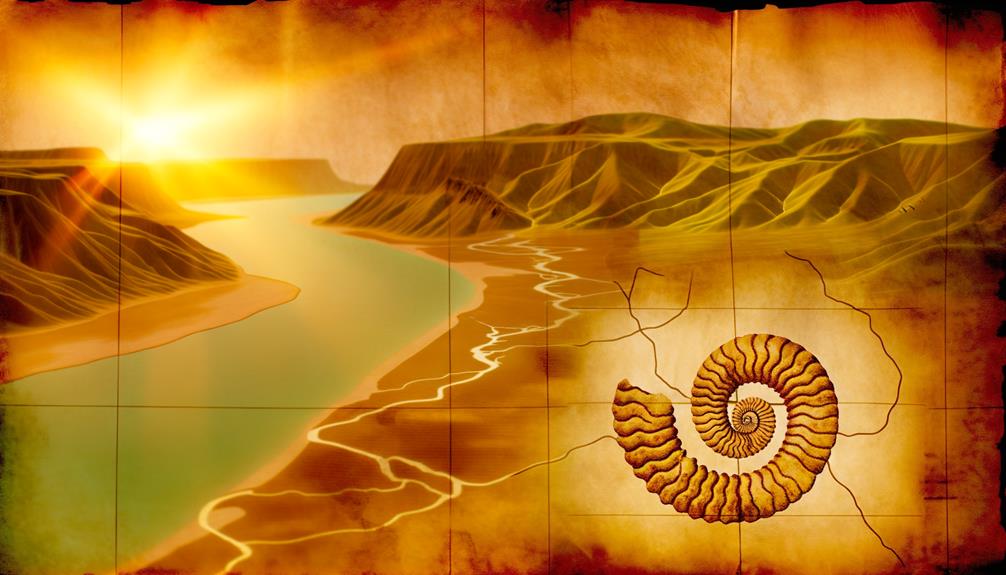 ancient marine fossil regions