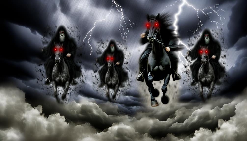 apocalyptic figures representing conquest