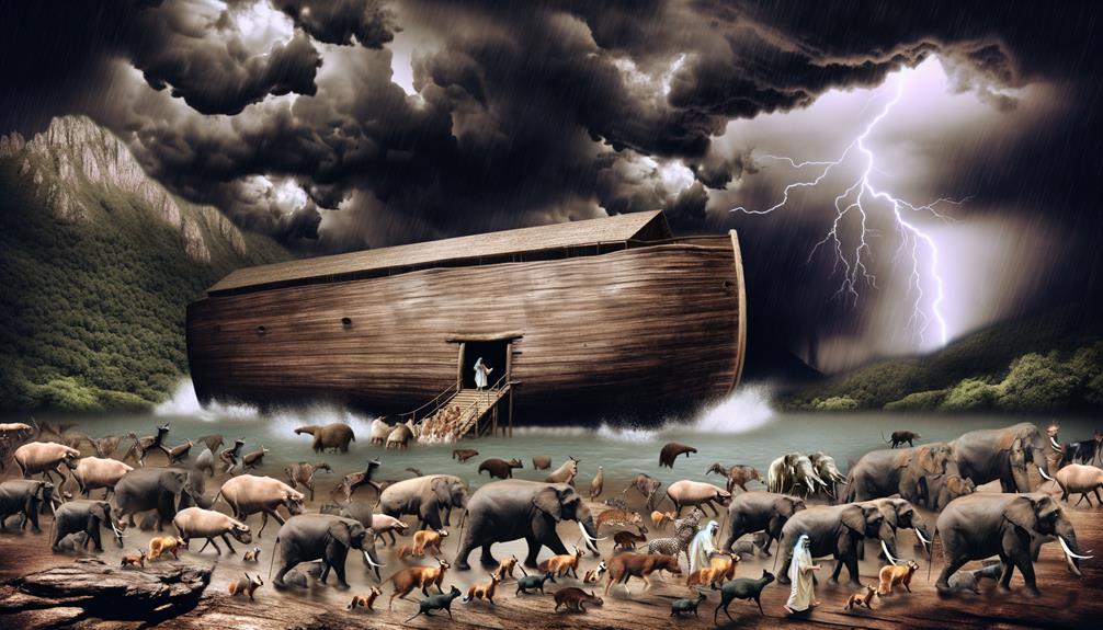 ark survives global deluge