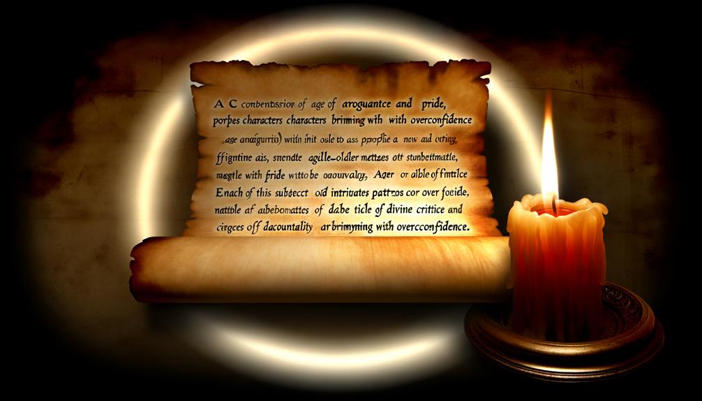 arrogant pride in scripture