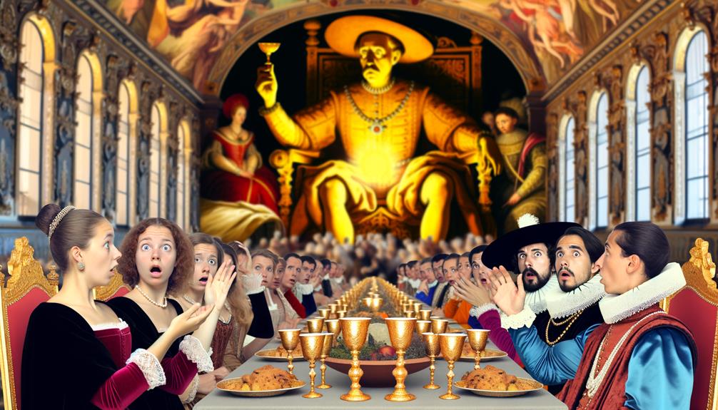 belshazzar s extravagant banquet celebration