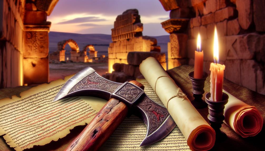 biblical battle axe mentions