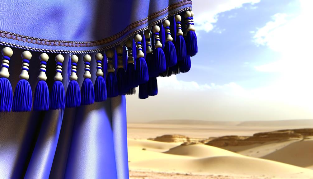 biblical blue tassels significance