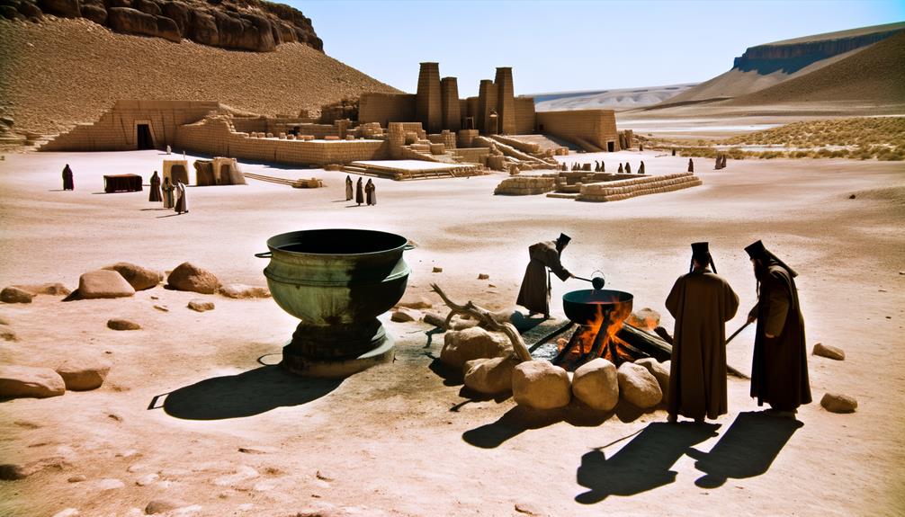 biblical cooking vessel reference
