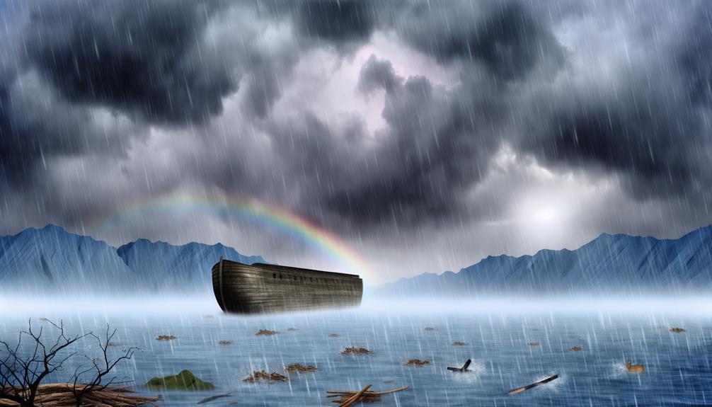 biblical deluge and ark