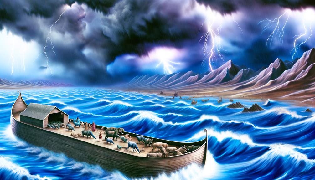 biblical deluge event explained