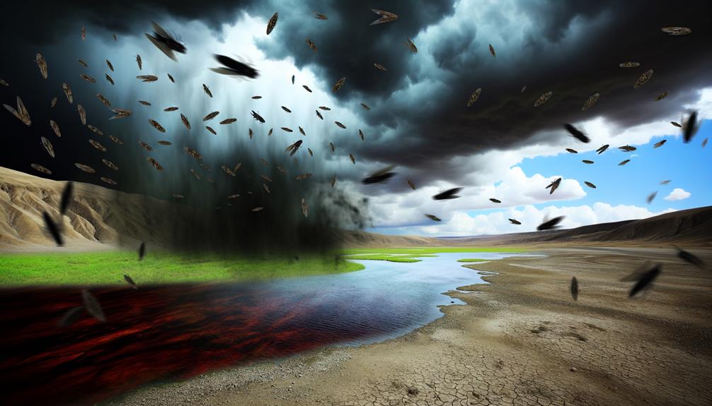 biblical disasters and afflictions