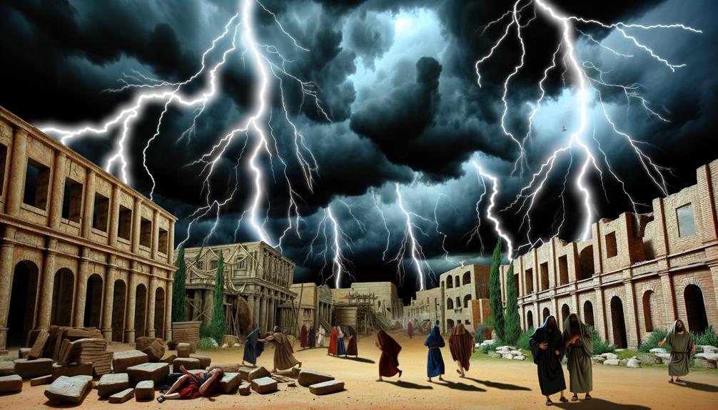 biblical examples of disasters