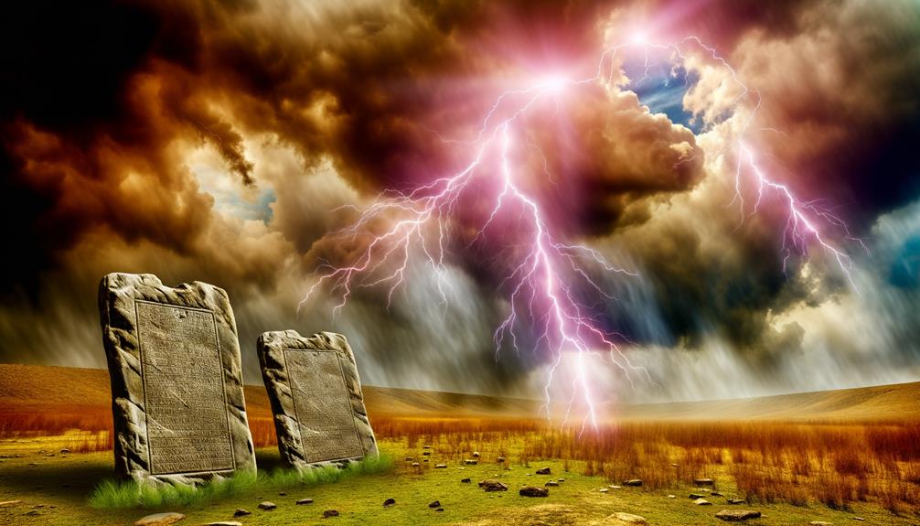 biblical instances of thunder