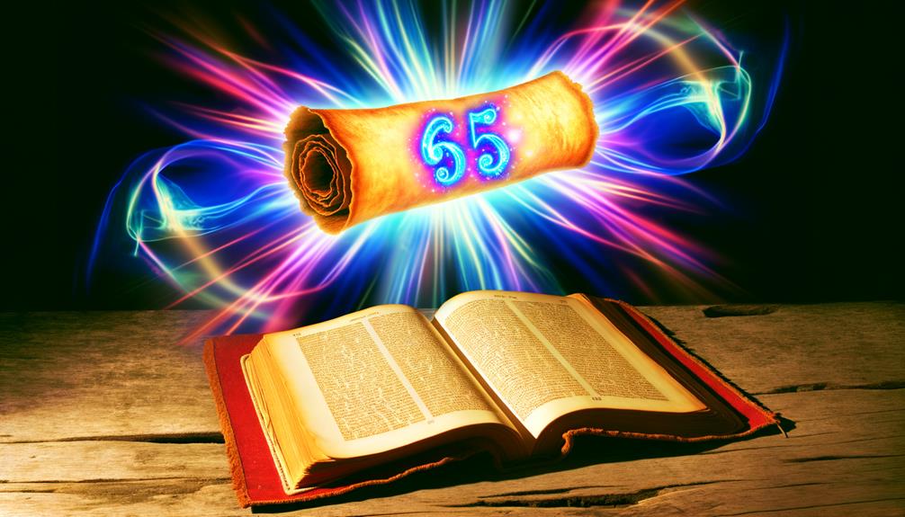 biblical meaning of 65