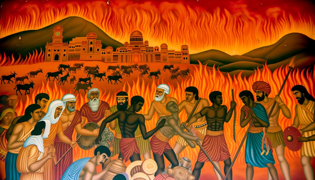 biblical plunder and conquest