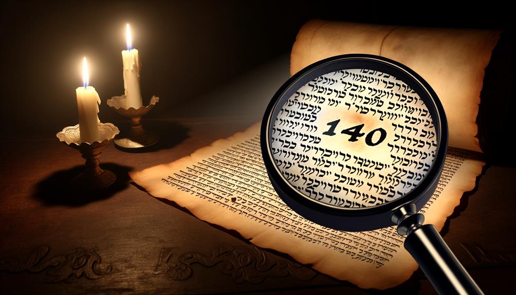 biblical references to 140