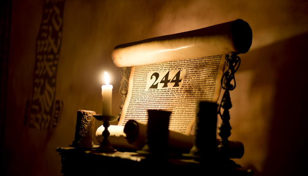 biblical significance of 244
