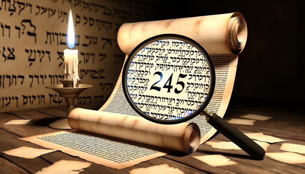 biblical significance of 245