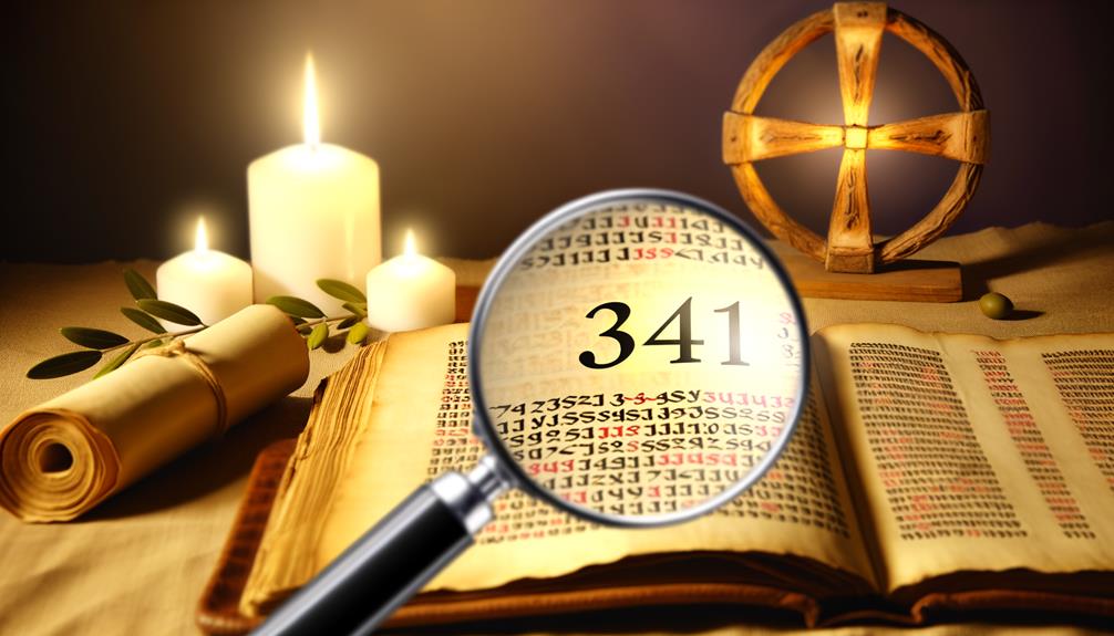 biblical significance of 341