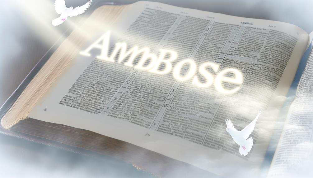 biblical significance of ambrose