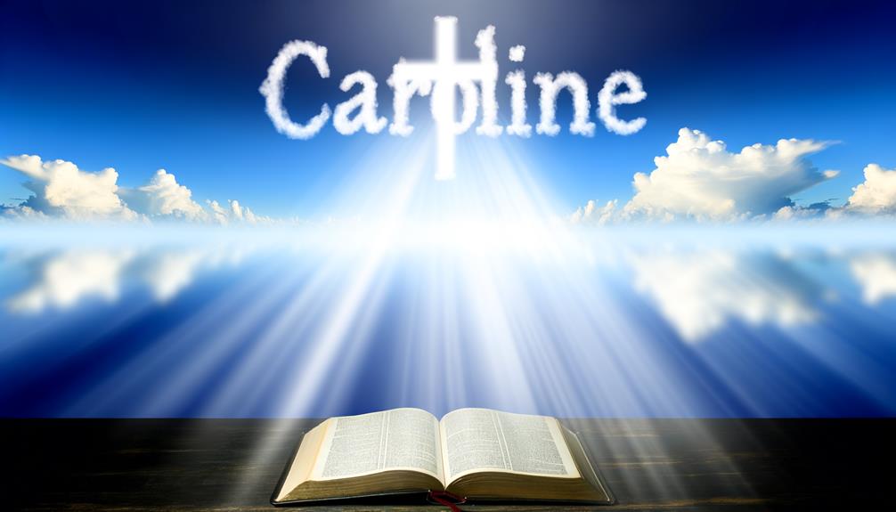 biblical significance of caroline