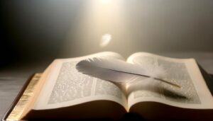 biblical significance of grey feathers