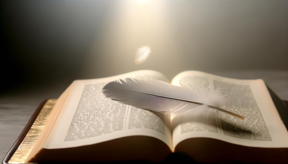 biblical significance of grey feathers