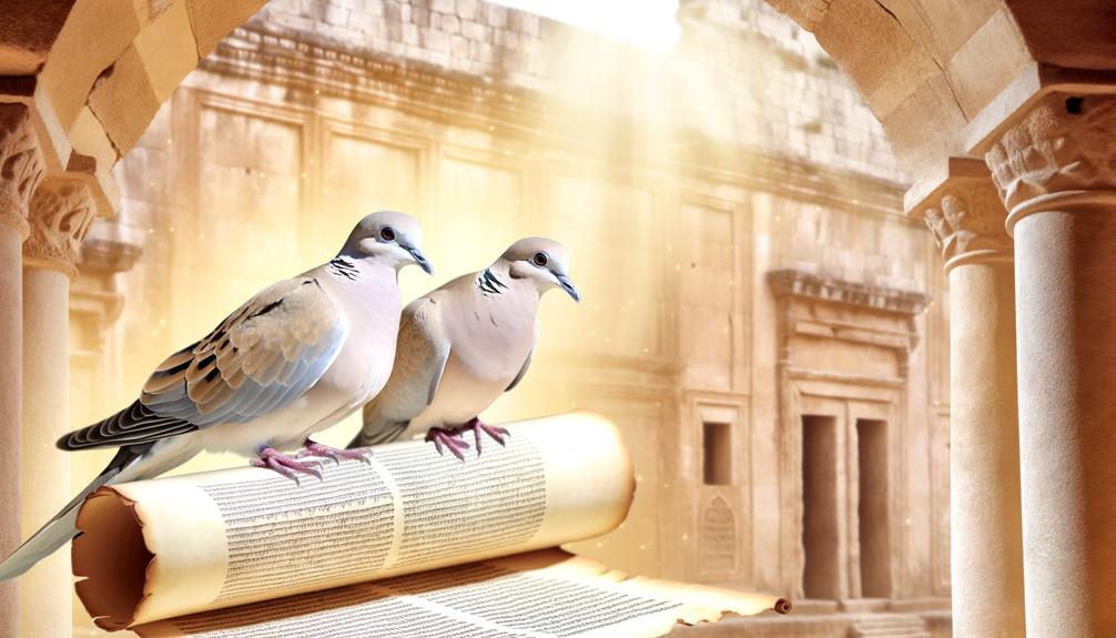 biblical symbolism of doves