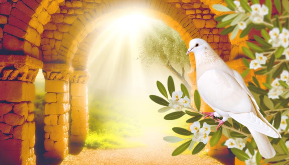 biblical symbolism of pigeons