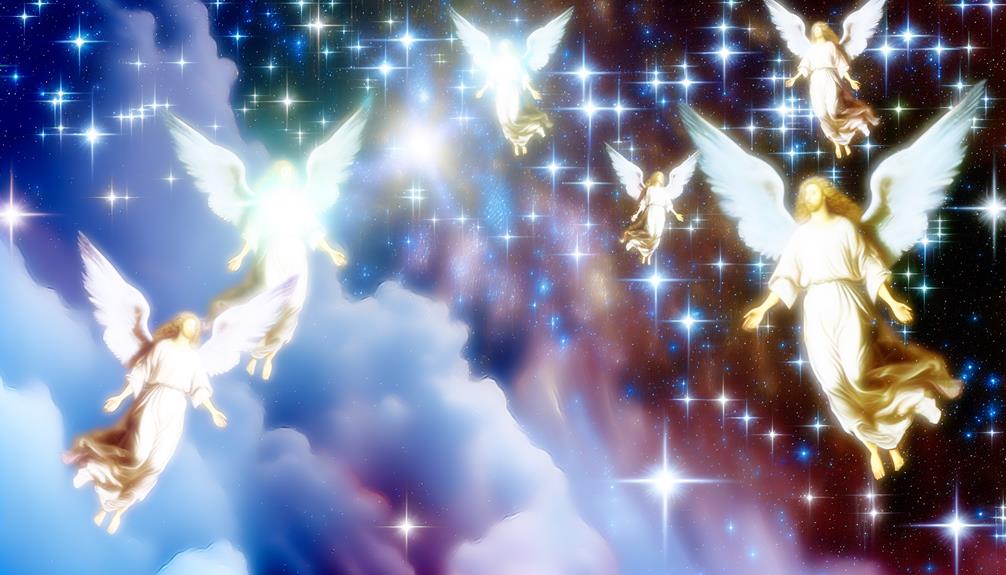 celestial beings and skies