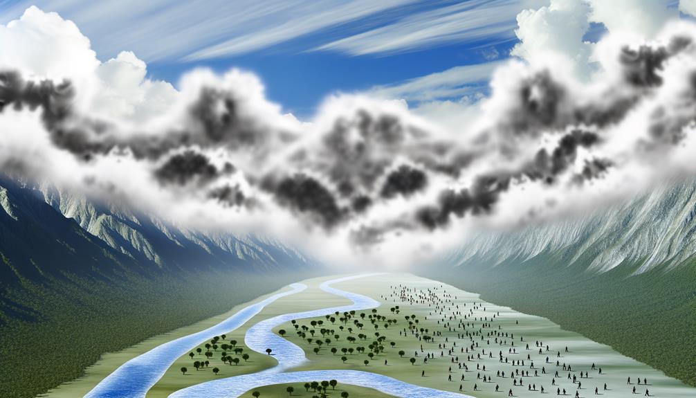 challenges amidst serene landscapes
