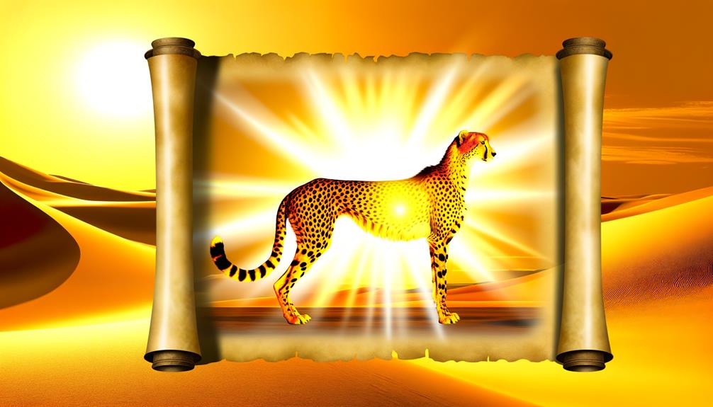 cheetah symbolism in scripture