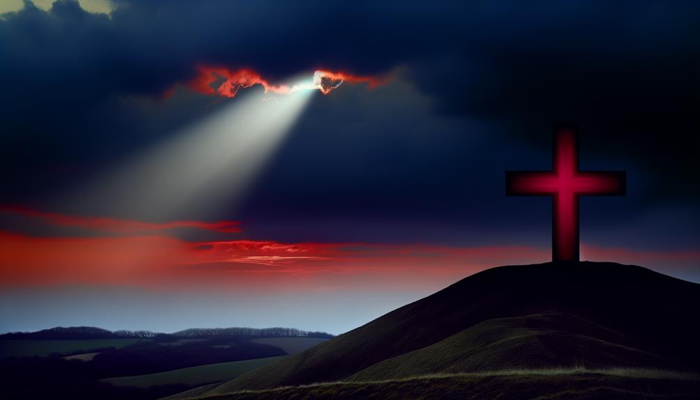 crimson represents redemption symbolically
