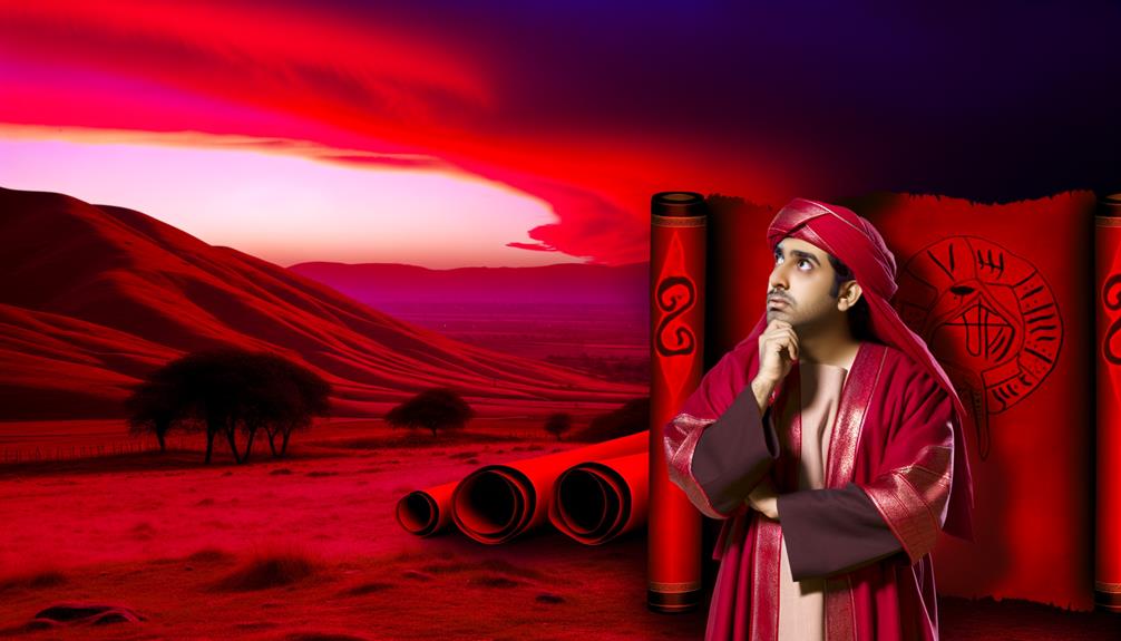 crimson symbolism in prophecy