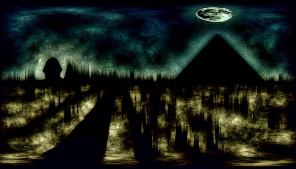 darkness envelops the land