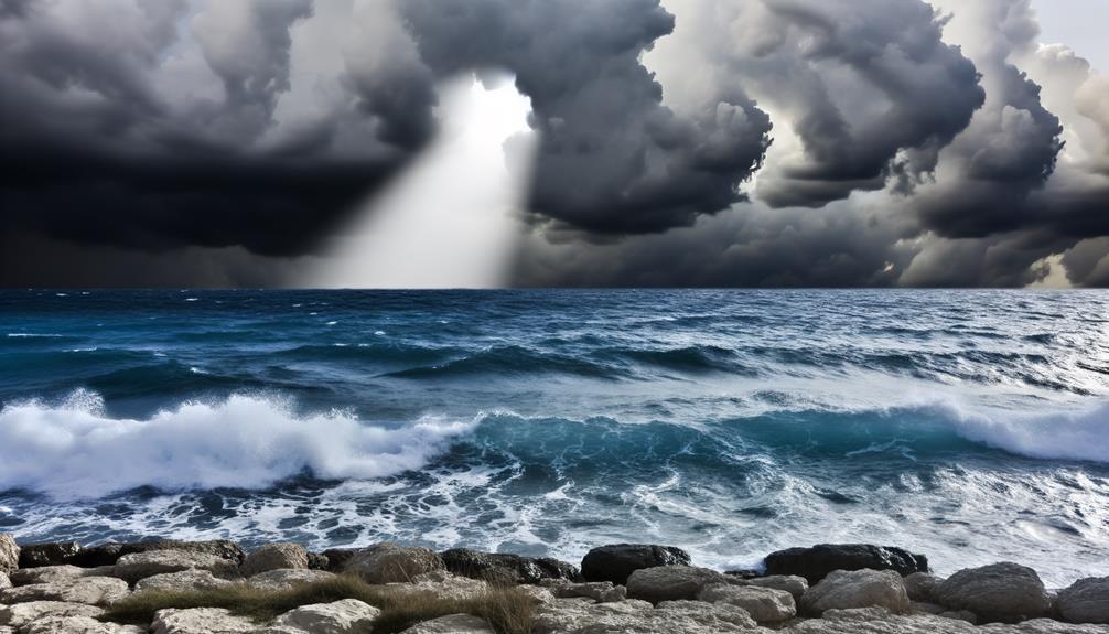 depths of the ocean