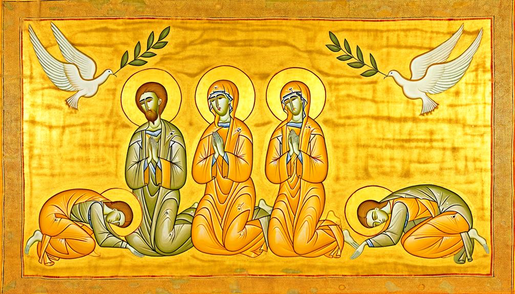 devout righteous holy reverent