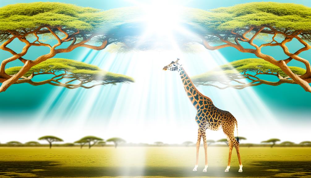 distinctive characteristics of giraffes