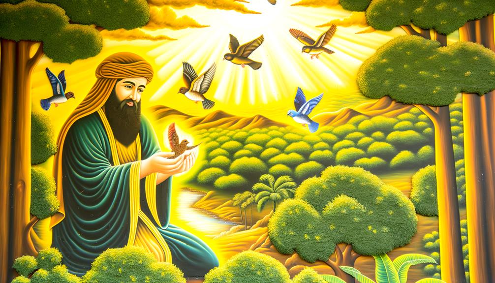 divine care for sparrows