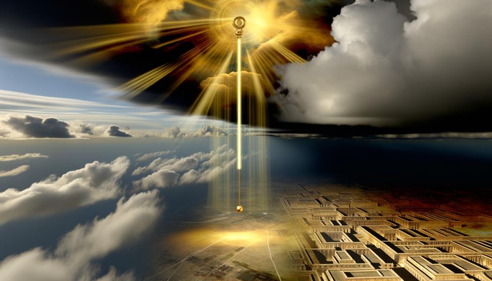 divine judgment representation symbol