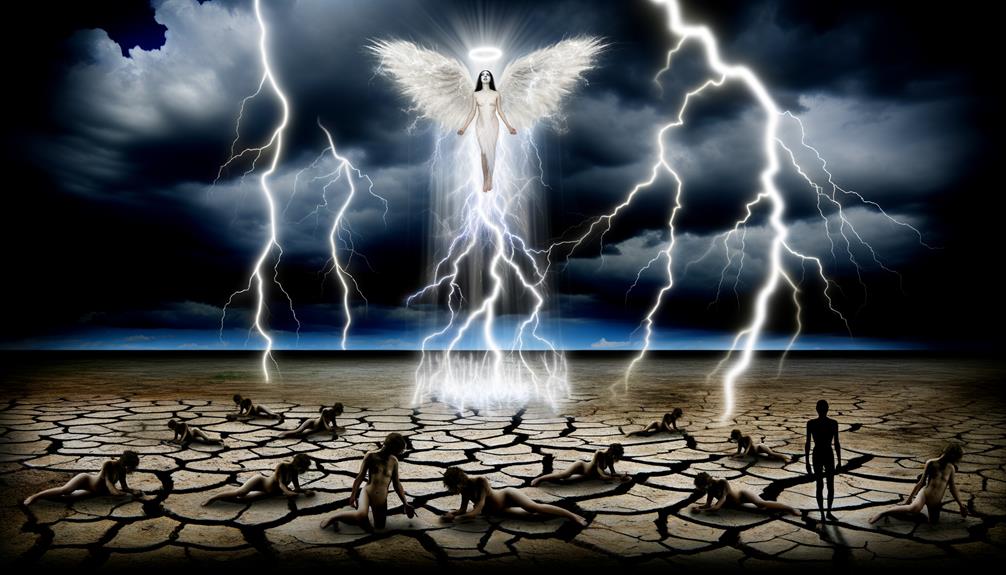 divine judgment through pangs