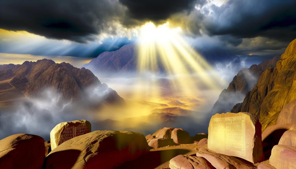 divine presence at sinai
