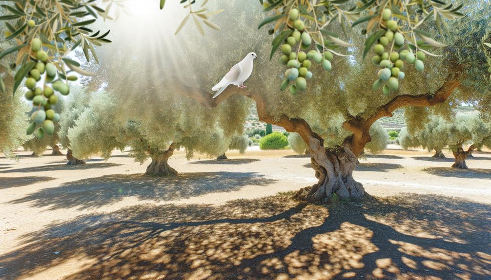 dove carrying olive branch