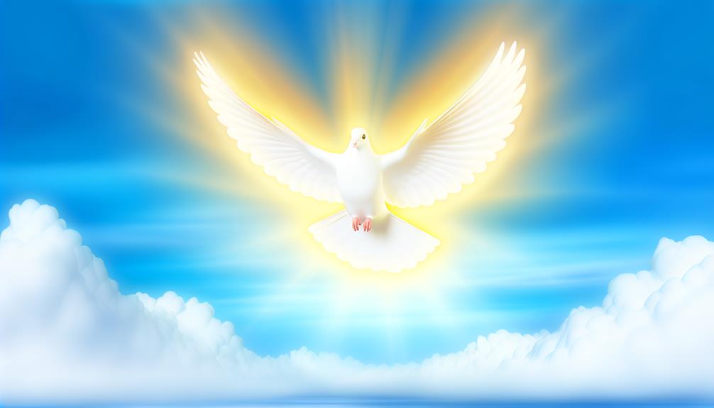 dove symbolizes holy spirit