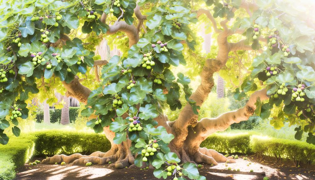 ficus carica fruit bearing tree