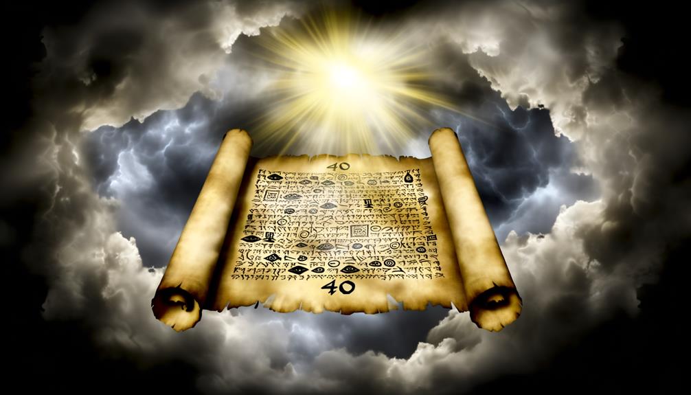 forty symbolic prophetic patterns