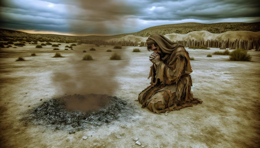 grief and humility symbolism
