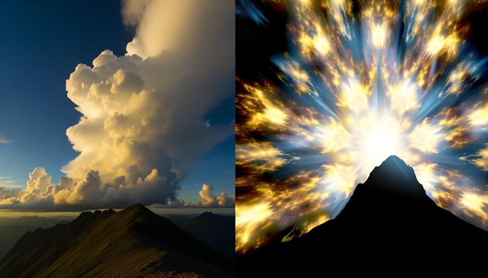heavenly clouds symbolize divinity
