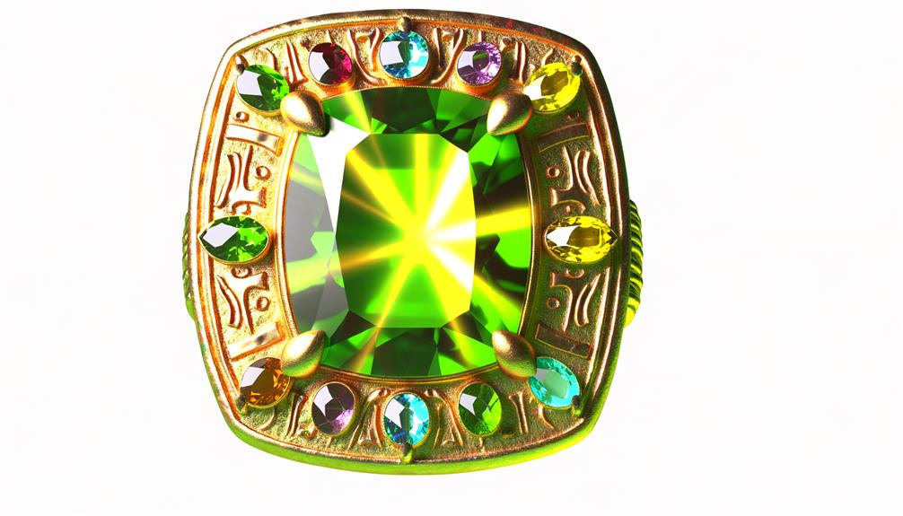 high priest s peridot gemstone