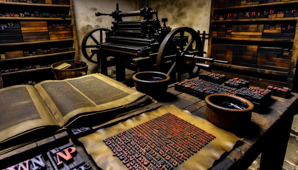 historical bible printing techniques