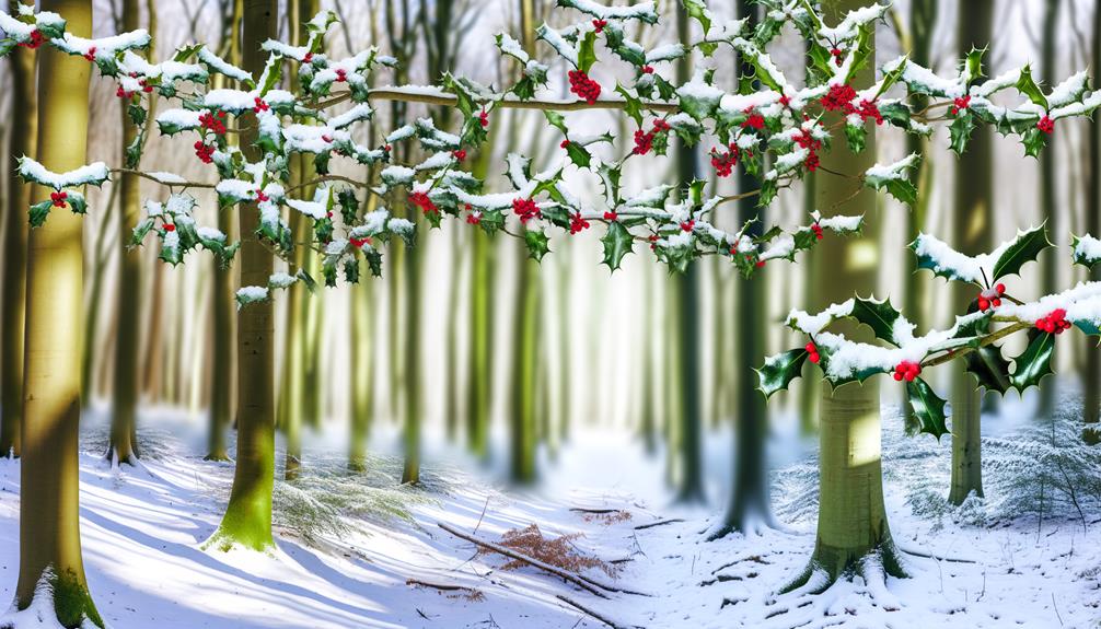 holly represents renewal and protection