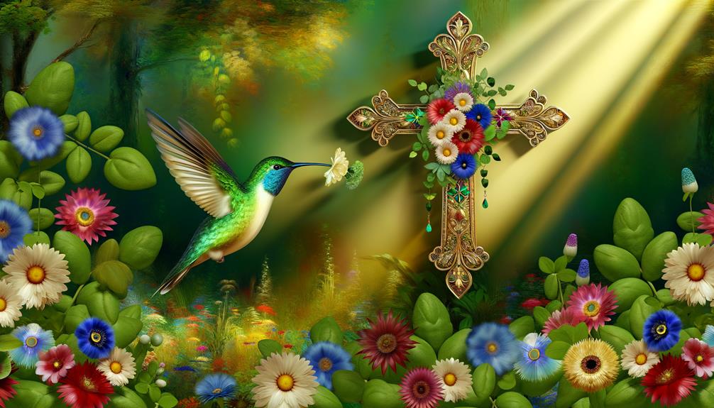 hummingbirds symbolize resurrection joy