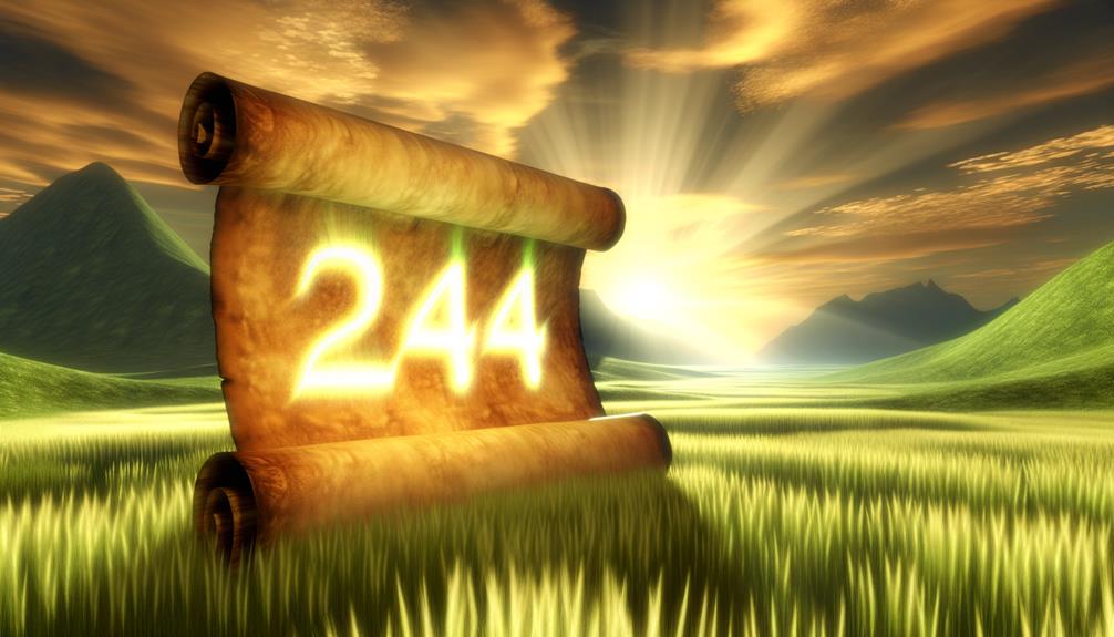 insights from number 244
